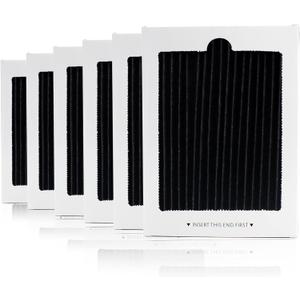 Refrigerator Air Filter Replacement for Frigidaire PAULTRA Pure Air Ultra and Electrolux EAFCBF Fridge Replace 242061001, 242047801, 242047804-6 Pack by Funmit