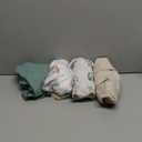 4 Pack Bassinet Sheets 20 x 35, Compatible with Besrey, Foalom, MiClassic, Milliard and Large Bassinet Mattress, Soft and Skin-Friendly, Mint Green and Color Rainbow