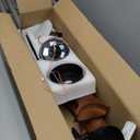 60" Ceiling Fans with Lights with Remote Control, Indoor Outdoor Wooden Ceiling Fan with 3 Wooden Blades for Patio, Living Room, Office, Farmhouse, etc. (Black + Walnut)