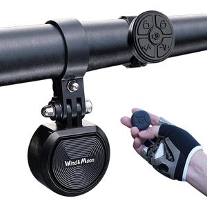 Electric Bike Horn with Remote Control Adjustable Volume Bike Alarm for Adult, Bicycle Bell with Long Battery Life,IPX6 Waterproof,for Mountain Bike/Electric Scooter