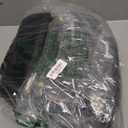 Bathroom Sets with Shower Curtain and Rugs, 2.6 Gallon Slim Trash Can with Wheels, Black Bathroom Set with Trash Can for Home Decor