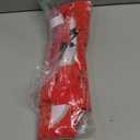 Irenare 6 Pieces Christmas Snowman Tablecloth Winter Snowman Table Cover Plastic Disposable Snowflake Holiday Party Table Cloth for Xmas New Year Party Decorations Supplies, 54 x 108 Inch (Red)