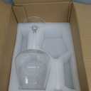 Red Wine Glasses Set of 6, 19.5 oz Burgundy Glasses for Wine Tasting, Anniversary, Wedding - Clear