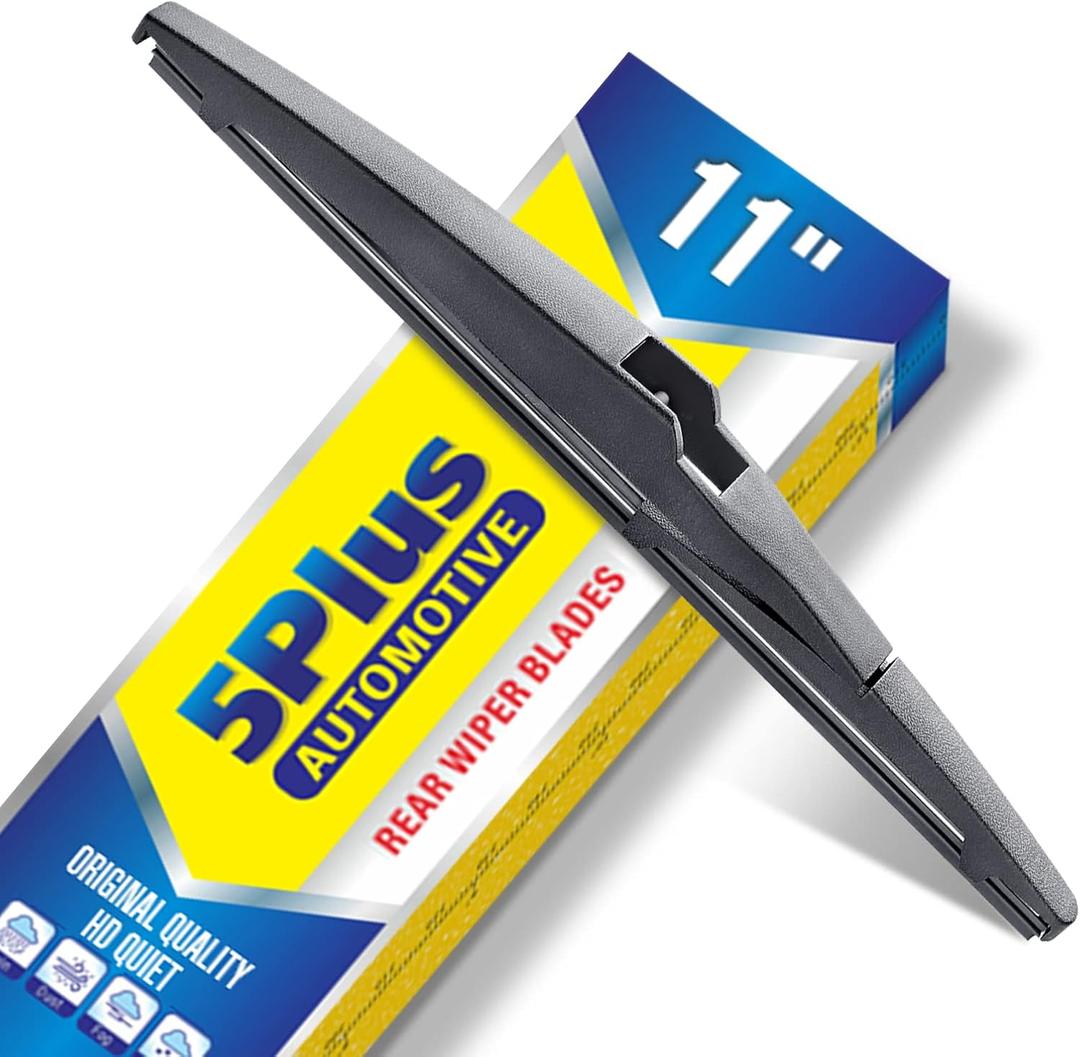 5 PLUS 11 Inch Rear Wiper Blade Replacement for Jeep Grand Cherokee 2020-2014/KIA Soul 2019-2010 Sorento 2015-2010/Hyundai Kona 2023-2018 Accent 2022-2012/Chevy HHR 11-06 BACK Windshield Wiper(11A)