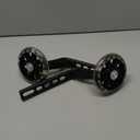 Mehome Flash Training Wheels for 12 14 16 18 20 Inch Kids BikeHeavy Duty Training Wheels are for Single Speed Bicycle (Black)