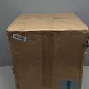 VICITON Fluted Narrow Night Stand,Thin Nightstand with Leather Surface, Small End Table with Storage, Living Room/Bed Side Table for Small Spaces (Dark Gray, Large) (Large(15.7 inch))