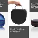 LTGEM Case Compatible with Sony WH-CH720N / WH-CH520 / WHCH710N / WH-CH510 Noise Canceling Headphones Over The Ear Headset, Black+Blue