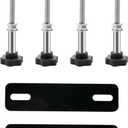 Traction Board Mount Pins Compatible with X-Bull/Fieryred/Bunker Industri, Fit for All Recovery Tracks with 4.72"~6.69" (12~17cm) Hole Spacing