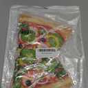 HESTYA 5 Pcs 49 Ft Pizza Party Decorations Pennant Banner Pre-Assembled Pizza Triangle Flag Bunting Garland for Themed Birthday Bachelorette Party Supplies Fast Food Theme Decorations