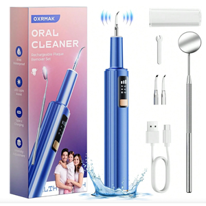 Plaque Remover for Teeth - Tartar Remover for Teeth Dental Calculus Remover Dental Teeth Cleaning Kit, Rechargeable Dental Teeth Cleaner Tools Kits