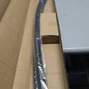 Curved Shower Curtain Rod, Rust Resistant, Adjustable Length 42-73 inches for Shower, Bathroom, Hole Punch Required.