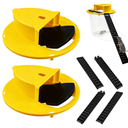 Mouse Trap Bucket,Automatic Reset Mouse Trap, Bucket Mouse Traps for Indoor Use - Flip and Slide Design for Home & Garage, Compatible with 5 Gallon Buckets