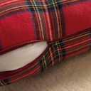 AQOTHES Pack of 2 Christmas Plaid Decorative Throw Pillow Covers Scottish Tartan Cushion Case for Farmhouse Home Holiday Decor Red and Green, 20 x 20 Inches