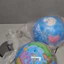 World Globe for Children and Adults, 12 inch Educational Spinning Earth Map with Stand, Self-Assembled Interactive World Globes for Kids Learning, Classroom, Students Desk, Room and Office Decor