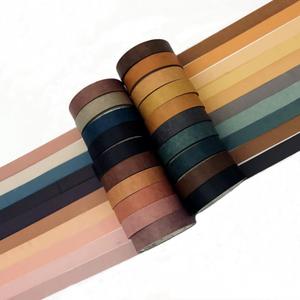 20 Rolls Washi Tape Set,10 mm x 5m Decorative Colored Masking Tapes for Scrapbooking, Junk Journal, Planners, DIY Crafts, Gift Wrapping