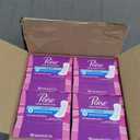 Poise Ultra Thin Incontinence Pads & Postpartum Pads for Bladder Leaks, 4 Drop Moderate Absorbency, Regular Length, 18 Count, Packaging May Vary, 4 Pack