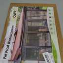 QWR Pet Proof Window Screen Replacement Kit, 39"x118" Durable High Hardness Screen Mesh Replacement Window Screens Repair Kit for Sliding Screen Door,Patio and Windows.(Folded Package with Tool Kit)