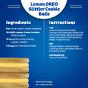 OREO Lemon Creme Sandwich Cookies, Family Size, 18.71 oz