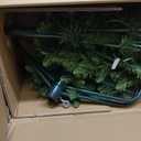 National Tree Company 6 ft Pre-Lit Dunhill Fir Artificial Christmas Tree, 600 Warm White LED Lights, 1,430 Tips, Includes Stand, Green