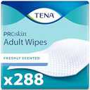 TENA Adult Wipes for Incontinence, Body Cleansing Wipes for Adults, ProSkin - 288 Count