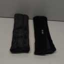 SPRING SEAON Wheelchair Armrest Covers 2 Pack Soft Memory Foam Wheelchair armrest Pads Wicking Washable for Office Transport Chair (Black)