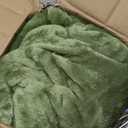 Ultra Soft Fleece Blanket Twin Size - Flannel Fleece Luxury Twin Blanket - Lightweight for Couch Bed Chair - Thick, Warm and Breathable - All Season Cozy Fuzzy, Anti-Static Microplush Bedding, Olive