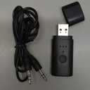 USB Bluetooth 5.2 Transmitter for TV, Wireless Audio Adapter for Airpods or Wireless Headphones Dual Pairs, Low Latency, Bluetooth 3.5mm Aux Transmitter for Flight, TV, PC, Gym, Gaming