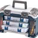Plano Angled Tackle System with Three 3560 Stowaway Boxes, Fishing Tackle Storage, Premium Tackle Storage, One Size