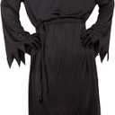 Kangaroo Youth 12+ yr Grim Reaper Costume - Halloween Costume for Youth - Creeper Scary Scream Outfit Horror Costume - Creepy Dementor Death Demon Cosplay Dress Up - Large