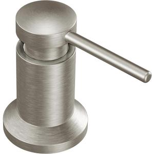 Moen Deck Mounted Lotion or Soap Dispenser for Kitchen Sink, Spot Resistant Stainless, 3942SRS
