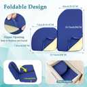 Lateral Support for Wheelchair, Chair Lateral Support Cushion for Elderly, Wheelchair L-Shape Padded for Help Prevent Leaning to One Side, Patient Assistance Body Positioner (1 Pair)