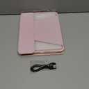 Touchpad Keyboard Case for iPad (A16) 11th 10th Generation, 360 Rotation Cover with Pencil Holder Wireless Backlit Detachable Keypad for iPad 11 inch 2025/10 Gen 10.9" 2022 Pink