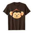 Monkey Costume for Kids MONKEY Halloween Costume T-Shirt Size, M
