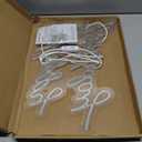 Happy Birthday Neon Sign for Wall Decor, LED Happy Birthday Light Up Sign, USB Powered Dimmable Neon Light for Birthday Party Decorations Backdrop, Warm White (17 x 12 inch)