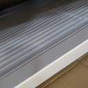 24" X 24" Aluminum Return Filter Grille for 1" Filter - Easy Airflow - Linear Bar Grilles [Outer Dimensions: 26.5w X 26.5h]
