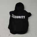 Dog Hoodie Security Dog Sweater Soft Brushed Fleece Clothes Hoodie Sweatshirt with Pocket Sweaters for Medium Dogs(M)