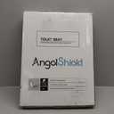 Angel Shield Marble Toilet Seat Durable Molded Wood with Quiet Close,Easy Clean Quick-Release Hinges (Elongated,Gray Marble)