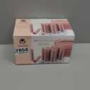 CALISTA Ion Hot Rollers for Long Hair | Hair Roller Clips Included | Heats to 230F | Dual Voltage | Add Hands-Free Curls, Waves, and Volume (Pink Sands, Long - 12)