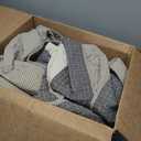 Bedduvit 100% Cotton 120"x128" Extra Large Quilt Set, Lightweight Oversized California King Bedspread, 3 Pieces Comforter Bedding Set Farmhouse Patchwork Plaid Coverlet Set, Brown/Beige/Charcoal Gray