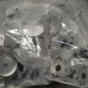 24 Pcs Coquette Bow Aesthetic Cup Pink Bow Plastic Tumbler with Lids and Straws Reusable Cute Plastic Cups for Women Birthday Bridal Shower Wedding Party Supplies(Black,13.5oz)