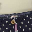 GORLYA Girls Puff Sleeve Casual Button Shirred Jumpsuit Outfits Straight Wide Leg Pant Jumper Rompers 4-14T(GOR1199,12Y,Navy Dot)