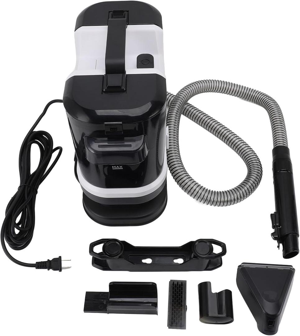 BTSEURY Carpet Cleaner Machine, Portable Carpet Spot Cleaner Machine, 14Kpa Powerful Suction Carpet Cleaner Machine with Brush Heads for Carpet Couch Car Pets 21.33ft Working Range