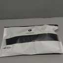 Colorfulkoala Dreamlux Womens Padded Sports Bra High Neck U-Back Yoga Running Workout Athletic Tank Top with Removable Cups (Large, Black)