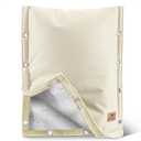 Backflow Preventer Insulation Cover - 3 Way Opening Pipe Insulation Cover for Irrigation Valve, Sprinkler Cover for Outside - Winter Freeze Protection Backflow Cover - 16" W x 20" H, Beige