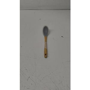 Large Silicone Cooking Spoons, Nonstick Solid Wooden Handle Spoon, Heat Resistan Silicone Kitchen Spoons for Cooking, Serving, Basting, Mixing