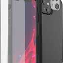 Dikes for iPhone 13 Heavy Duty Phone Case, 3-Layer Pocket-Friendly Durable Full Body Protection Dropproof Protection Shockproof Non-Slip Protective Case for iPhone 13 Case with Screen Protector(Black)