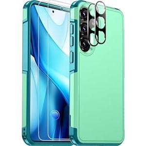 Red2Fire for Samsung Galaxy S25 Case, [Military Grade Drop Protection] Heavy Duty Full Body Shockproof Protection Non-Slip Phone Case for S25 Case 6.2 inch, Light Green