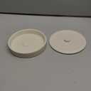 Ceramic Margarita Salt Rimmer with Lid Home Bar Accessories for Seasoning - Rimmers for Drinks - Bartender Kit Tools - Bar Decor Sugar Salt Rimmer Plate Hand Make (1 pcs)