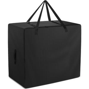Folding Mattress Bag - 600D Oxford Cloth Heavy Duty Carry Case for Tri-Fold Guest Bed Mattress (Fits 4" Single Mattress with Folding Dimensions of 25" x 25" x 12")