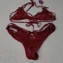 Avidlove Lingerie Lace Babydoll 2 Piece Sexy Bra and Panty Sets XXL